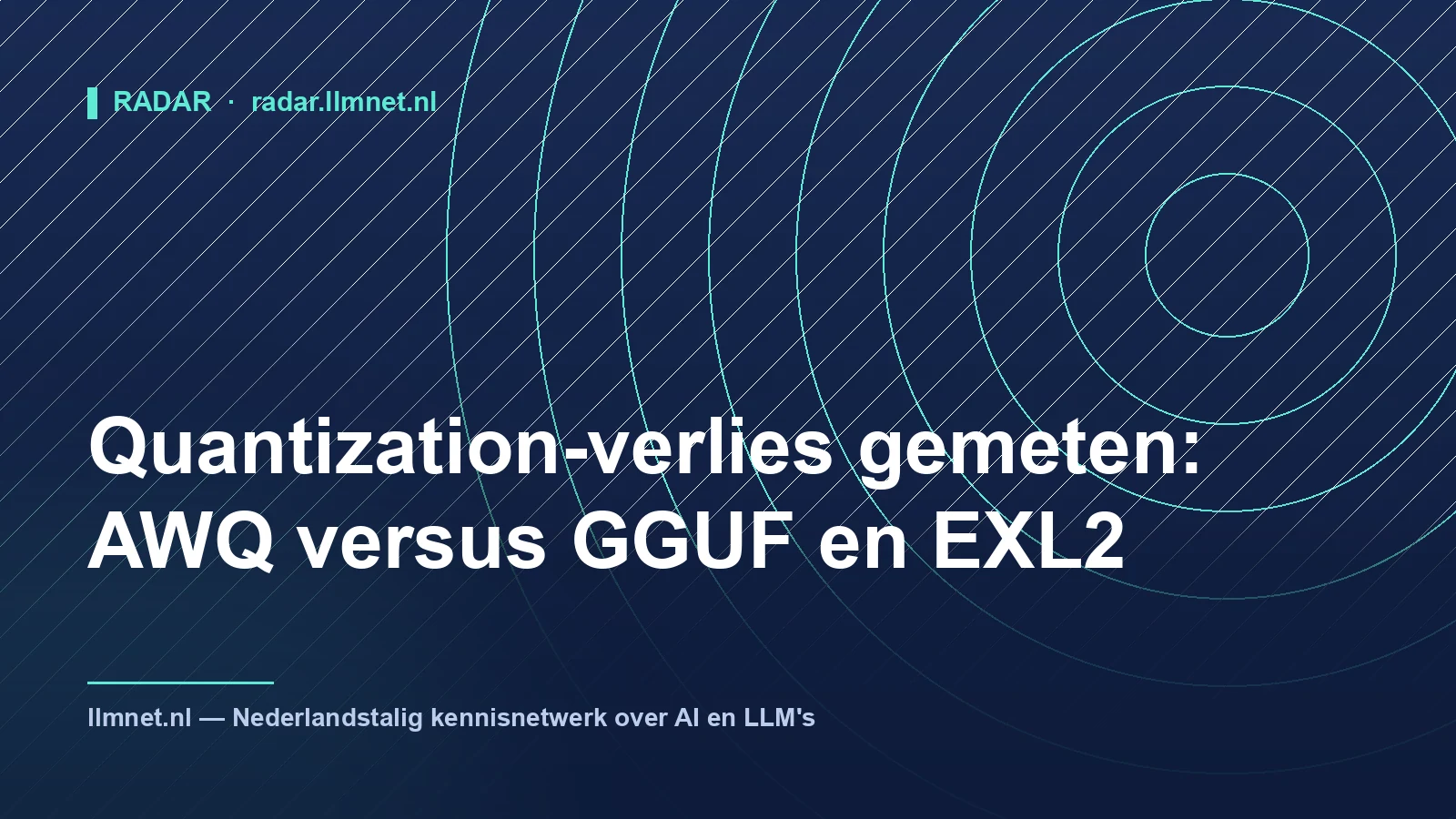 Quantization-verlies gemeten: AWQ vs GGUF en EXL2